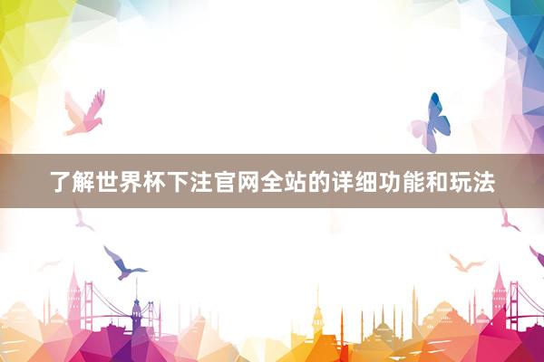 了解世界杯下注官网全站的详细功能和玩法